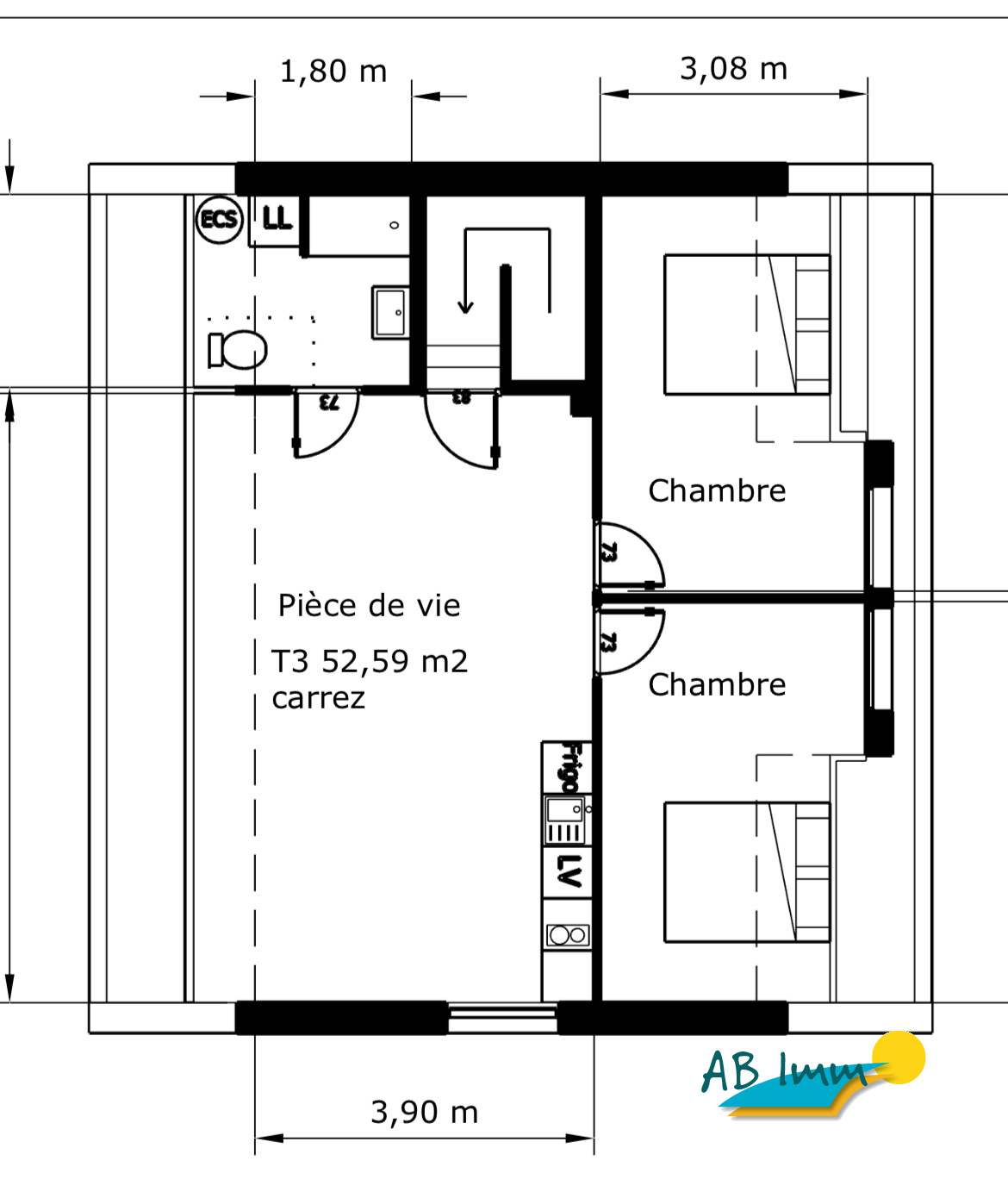 Image_6, Appartement, Caudan, ref :MGG2609