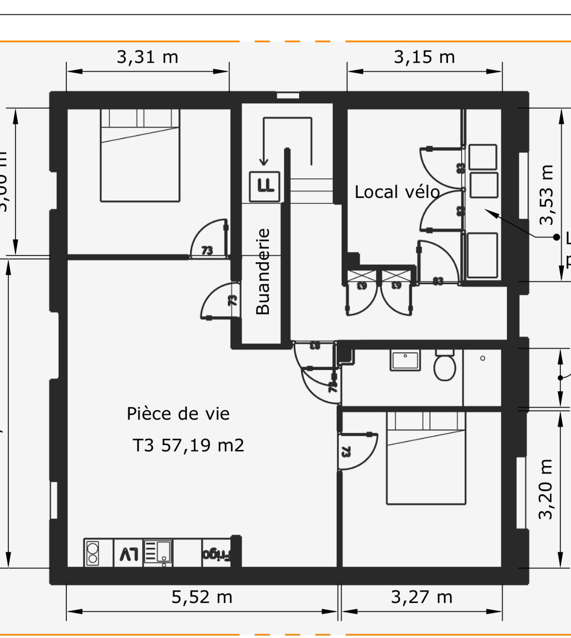 Image_2, Rez de jardin, Caudan, ref :G2906M